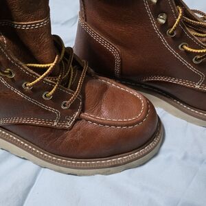 Herman Survivors Men's Leather Oakridge Steel Toe Work Boots Size 9.5